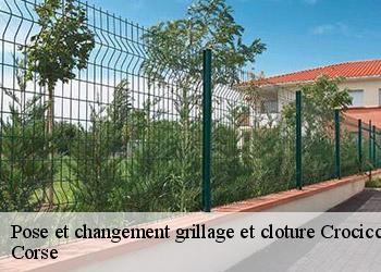 Pose et changement grillage et cloture crocicchia-20290 Corse