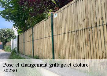 Pose et changement grillage et cloture 20230
