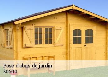 Pose d'abris de jardin  20600